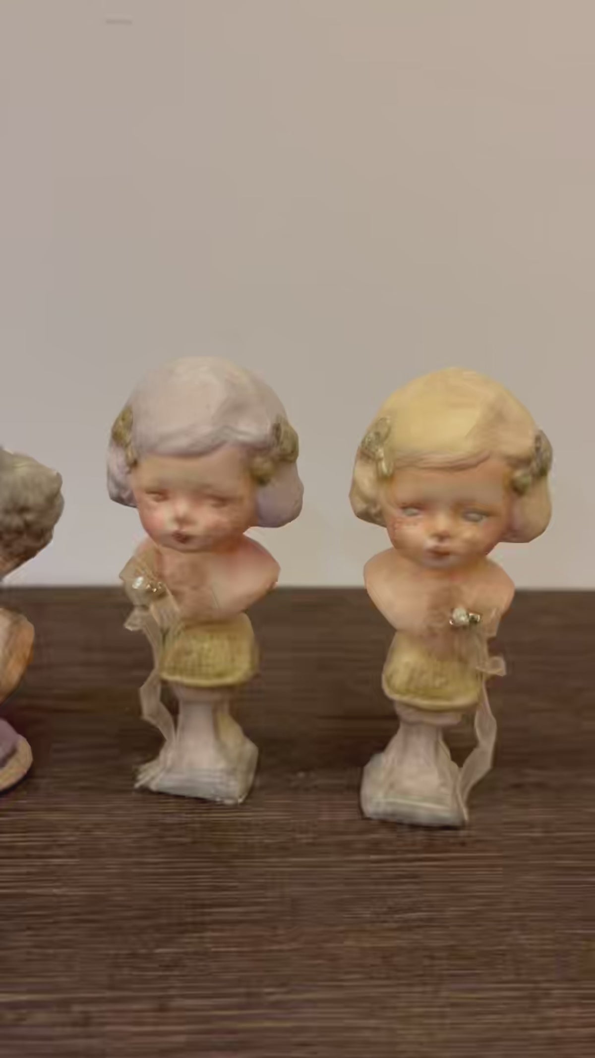 Miniature Doll Portrait Bust